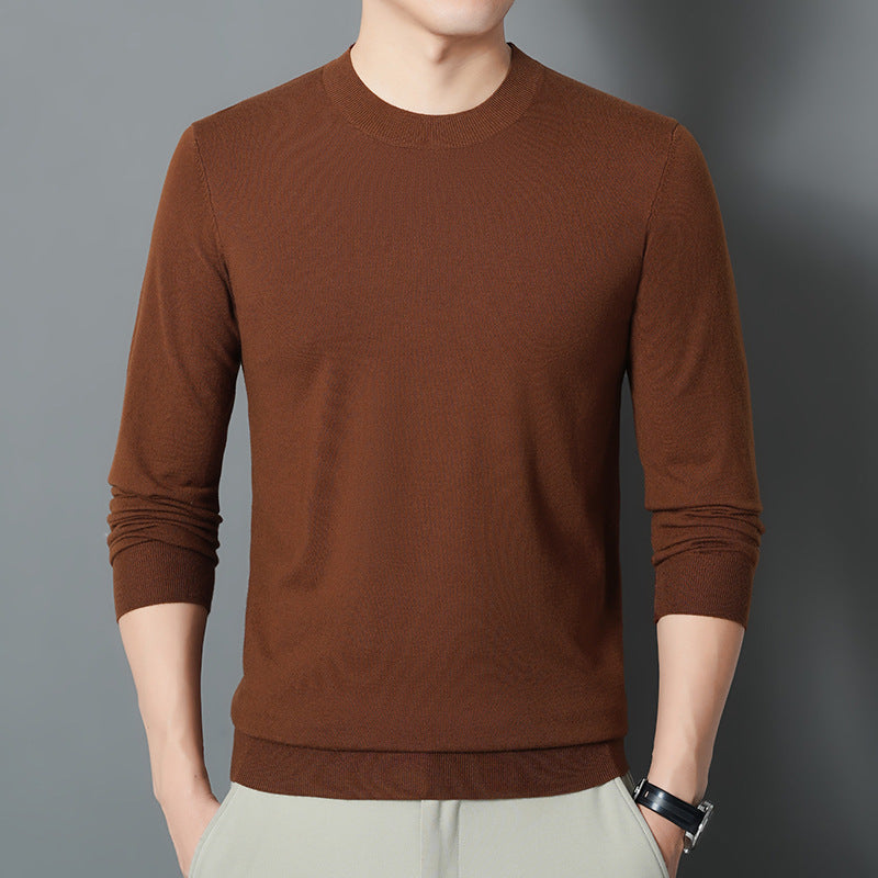 Herren Feiner Rundhalspullover aus Feinstrick mit schmaler Silhouette Shop Nory