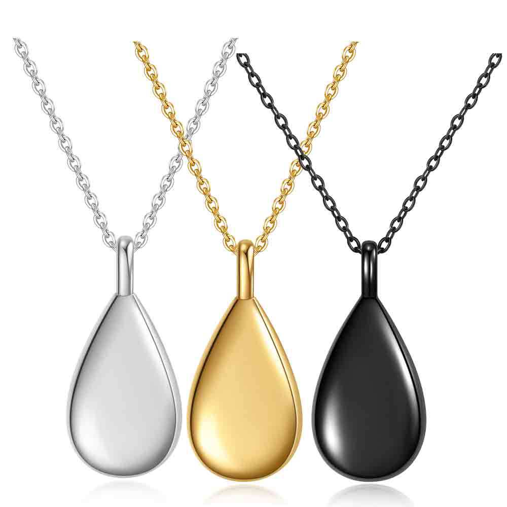 Damen Elegante Tropfen-Halskette aus hochwertigem Edelstahl Shop Nory