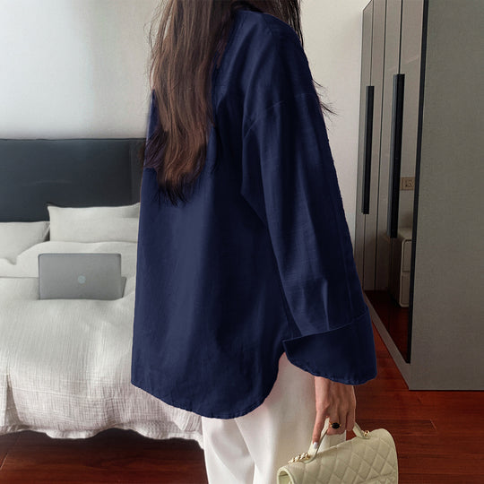 Damen nan zweiteiliges Sommer-Set aus leichtem Oversize-Hemd und ärmellosem Mini-Kleid Shop Nory