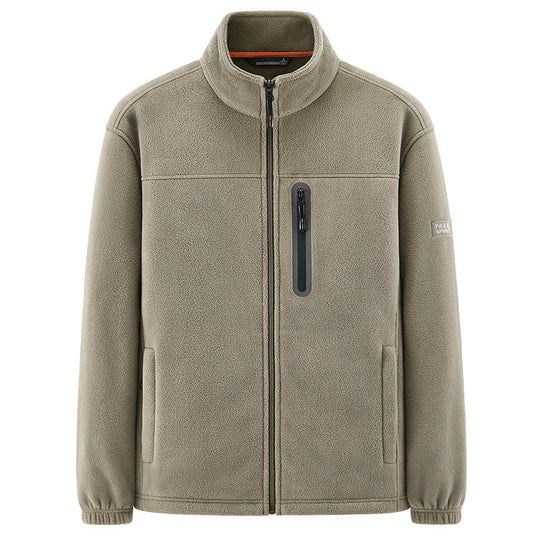 Herren Isolierende Mikrofleece-Funktionsjacke mit wasserdichter Brusttasche und Stehkragen Shop Nory