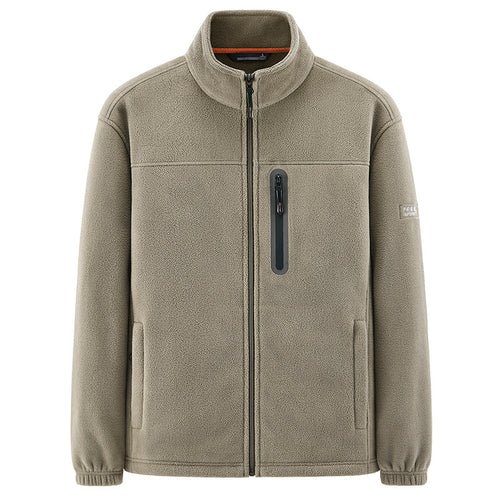 Herren Isolierende Mikrofleece-Funktionsjacke mit wasserdichter Brusttasche und Stehkragen Shop Nory