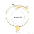 Damen Armband mit elegantem Muschel-Anhänger und Perlenakzenten Shop Nory