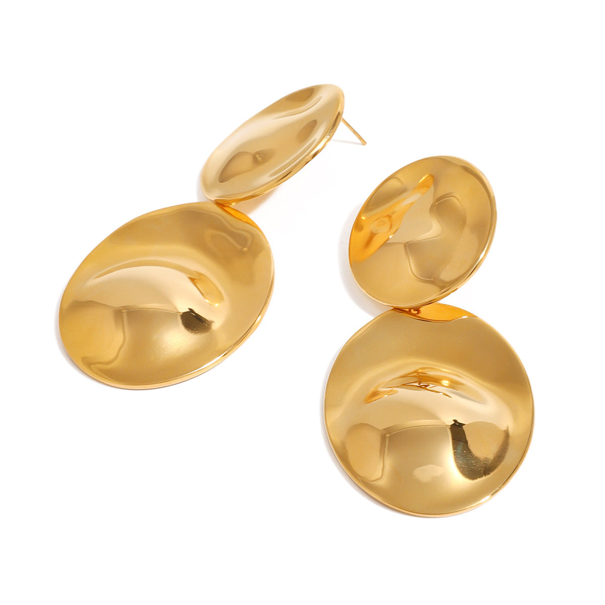 Damen Ohrhänger mit elegantem, modernem Design aus hypoallergenem Edelstahl Shop Nory