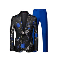 Blau (Oberteil) + Königsblau (Hose)