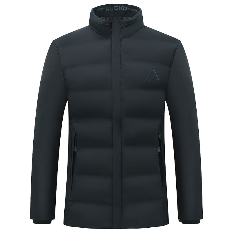 Herren Wattierte City-Jacke mit Stehkragen, wasserabweisender Oberfläche und verdecktem Reißverschluss Shop Nory