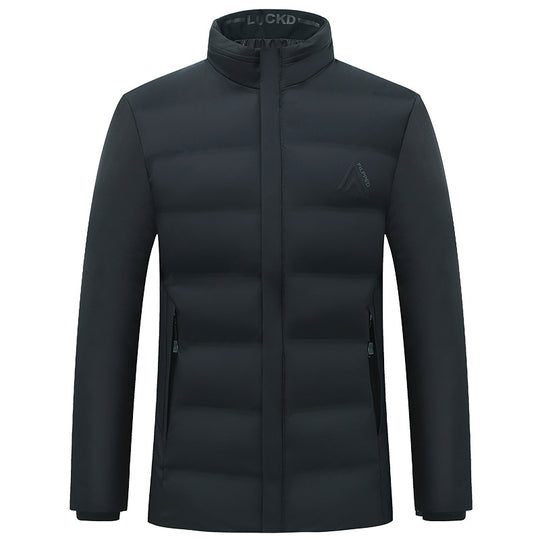 Herren Wattierte City-Jacke mit Stehkragen, wasserabweisender Oberfläche und verdecktem Reißverschluss Shop Nory