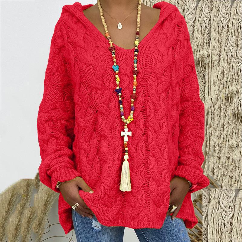 Gestrickter Hoodie