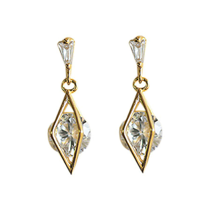 Damen Ohrhänger mit zeitgenössischem Diamantdesign Shop Nory