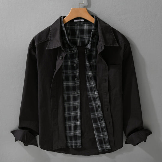 Herren Overshirt-Jacke mit karierter Thermofütterung Shop Nory