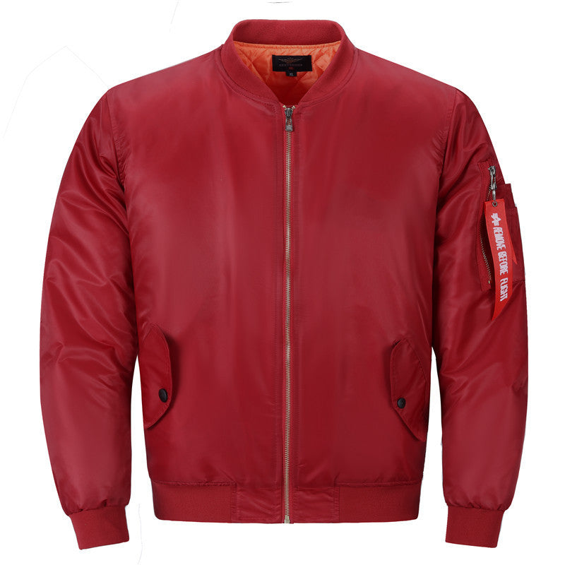 Herren Pilotenbomberjacke im Aviator-Look mit Nylonoberfläche und Utility-Ärmeltasche Shop Nory