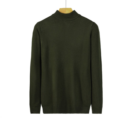 Damen Feiner Langarm-Feinstrickpullover mit schmalem Stehkragen und gerippten Bündchen Shop Nory