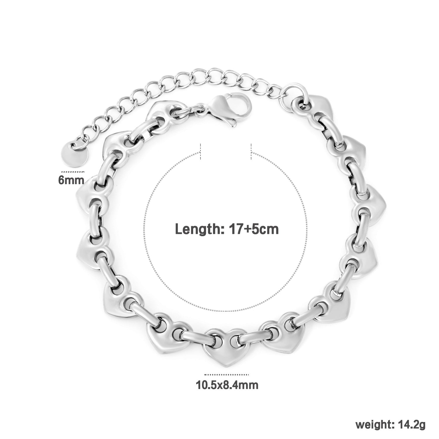 Damen Armband mit Muschel-Motiven aus hochwertigem Edelstahl Shop Nory