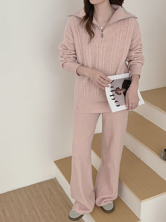 Damen Sportlicher Wollpullover mit hohem Kragen Shop Nory