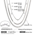 Damen Halskette mit funkelnden Zirkonia und hochwertiger Edelstahlverarbeitung Shop Nory