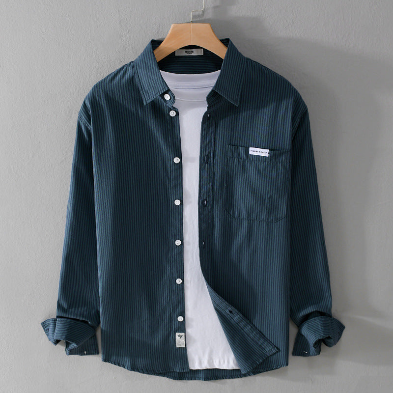 Herren Feines Cordhemd im Overshirt‑Stil mit Brusttasche, Relaxed Fit und feiner Wellenstruktur Shop Nory