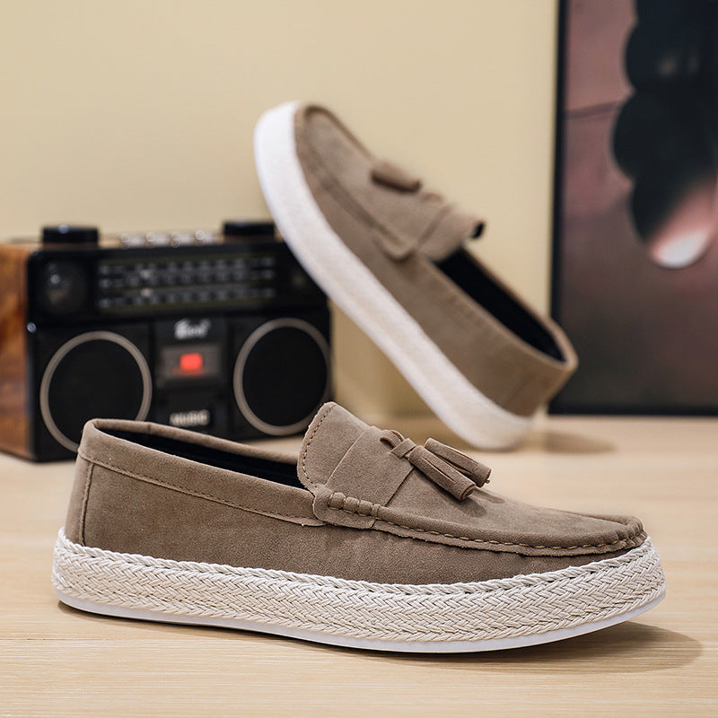 Herren Klassische Mokassins mit Quasten Shop Nory