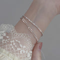 Damen Armreif-Set mit modernen Glieder- und feinen Kettendesigns Shop Nory