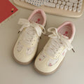 Damen Sneakers mit elegantem Blumendruck und Softeinsätzen