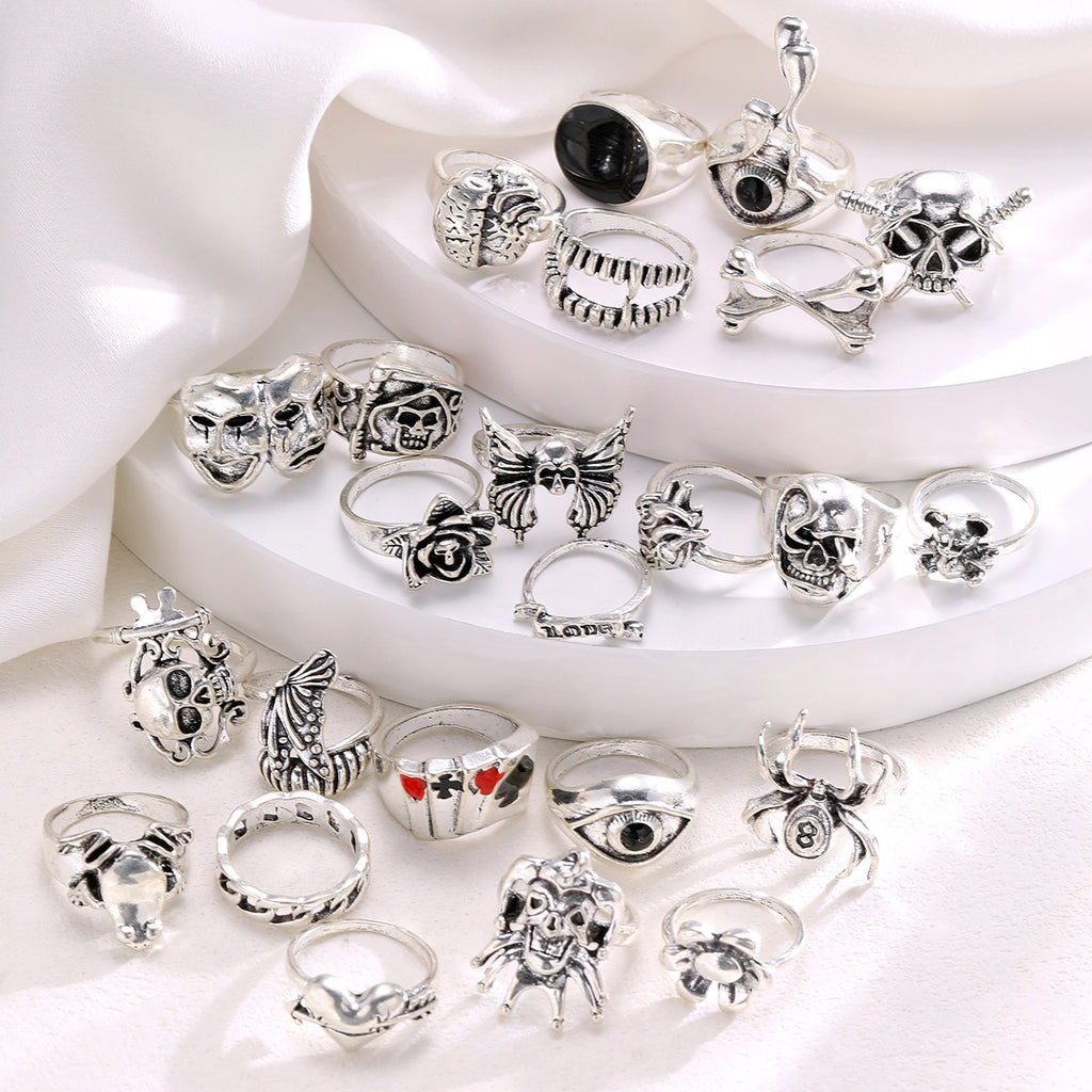 Damen Ring-Set mit kreativen und einzigartigen Motiven Shop Nory