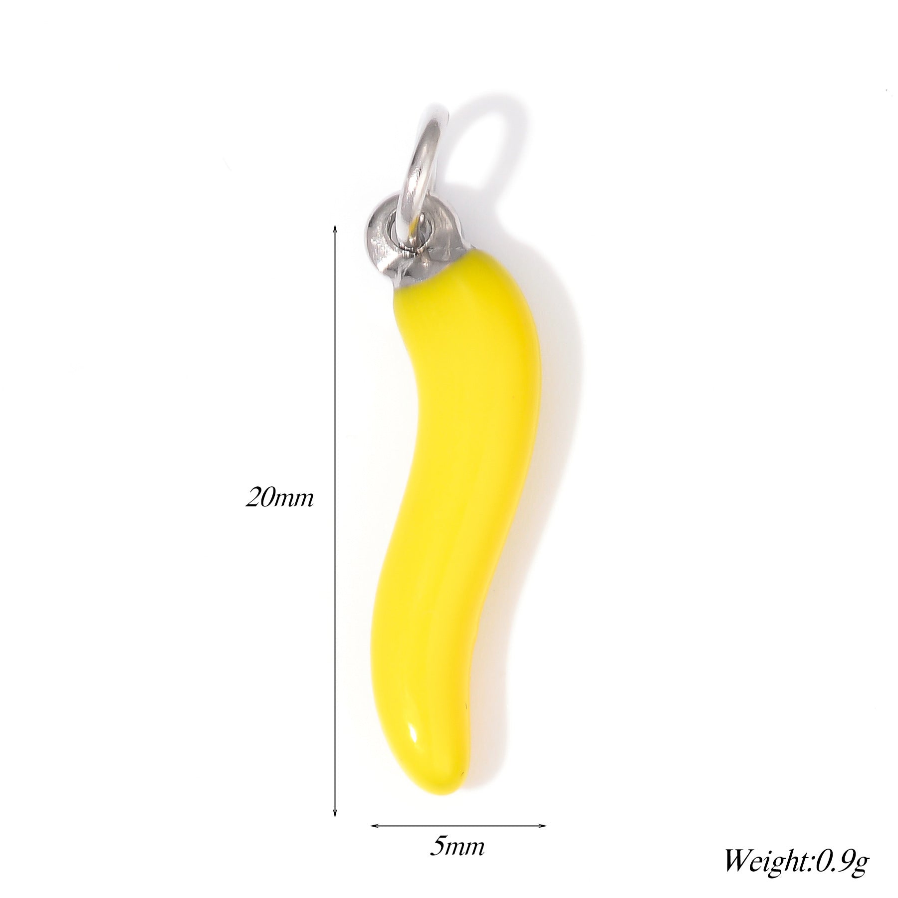 Damen charmantes Bananen-Anhänger aus hochwertigem Metall Shop Nory