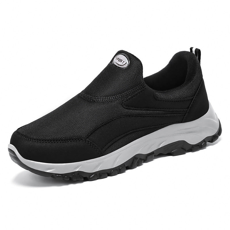 Damen nan sportlicher Slip-On Trekking-Sneaker mit atmungsaktivem Textiloberteil, elastischem Einstieg und profiliertem Outdoor-Laufsohle Shop Nory