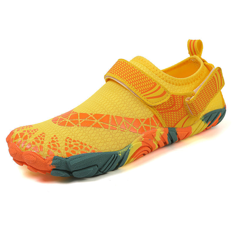 Damen Multifunktionale Aqua-Badeschuhe mit rutschfester Sohle und elastischem Klettverschluss Shopnory