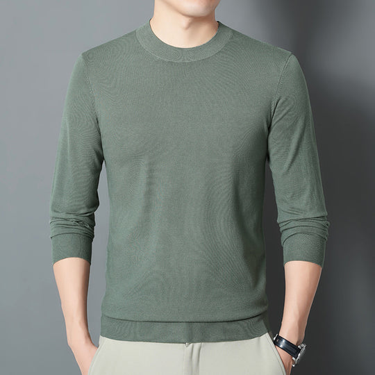 Herren Feiner Rundhalspullover aus Feinstrick mit schmaler Silhouette Shop Nory
