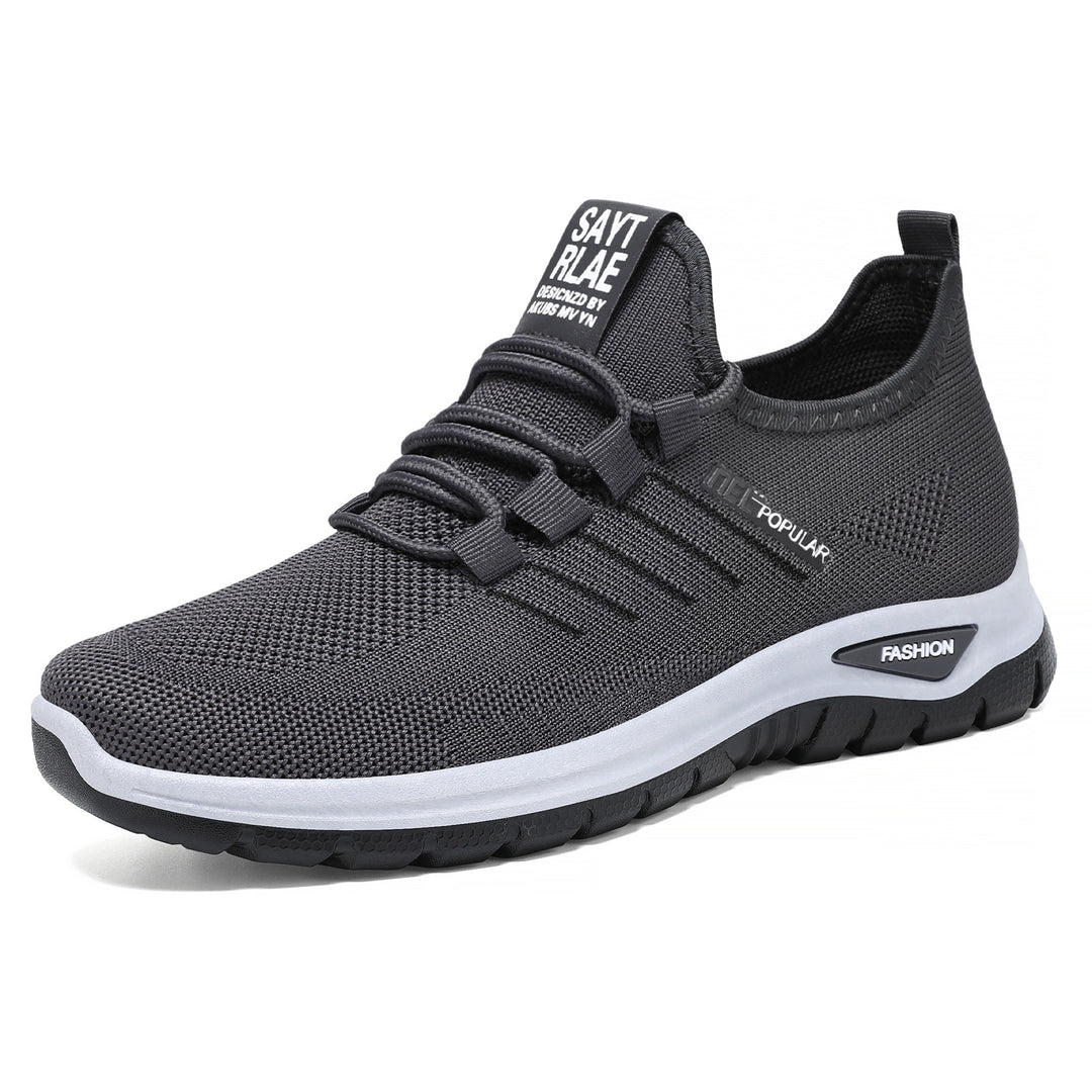 Damen nan ultraleichter Strick-Sport-Sneaker mit Elastikeinstieg, stoßdämpfender Plateau-Zwischensohle und griffiger Profillaufsohle Shop Nory