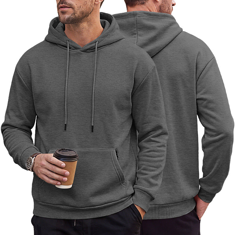 Herren Kapuzenpullover aus weichem Fleece mit Kängurutasche und verstellbarer Kapuze Shop Nory