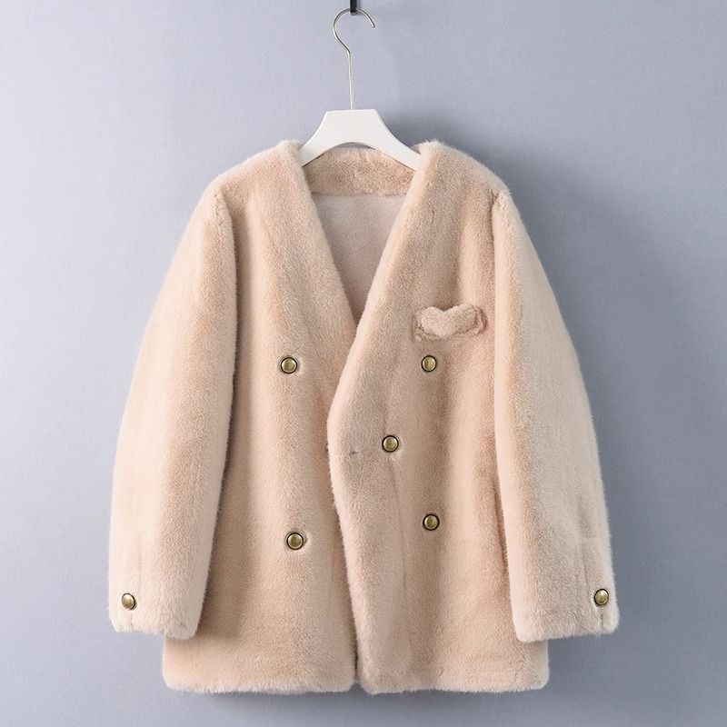 Damen Elegante Felljacke Shop Nory