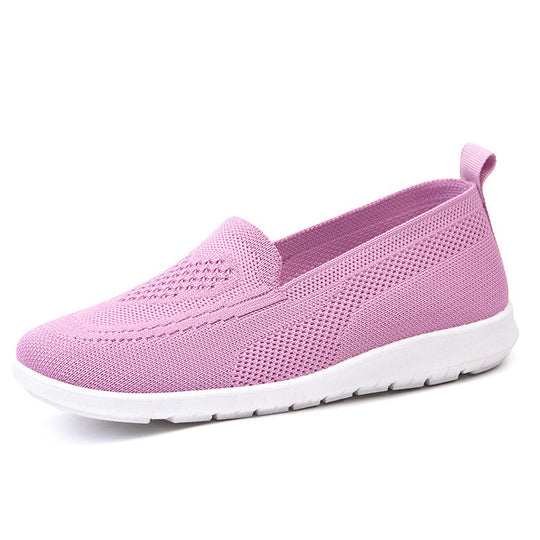 Damen Atmungsaktive Slip-On Freizeitschuhe mit flexiblem Design Shopnory