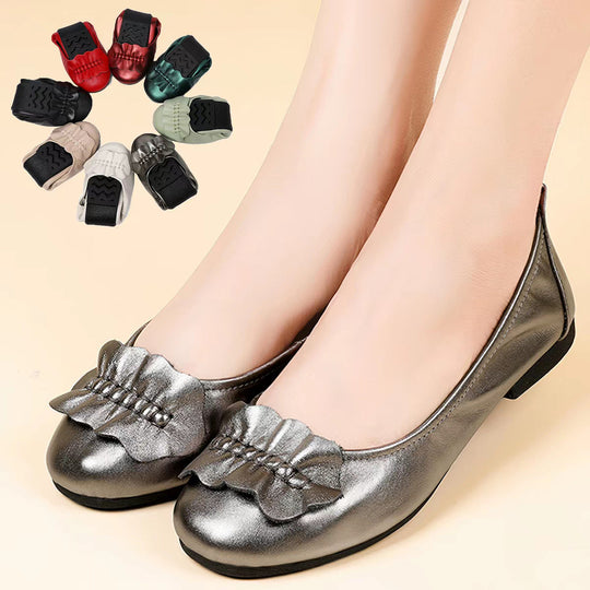 Damen Ballerinas mit dekorativem Schleifenakzent und rutschfester Sohle