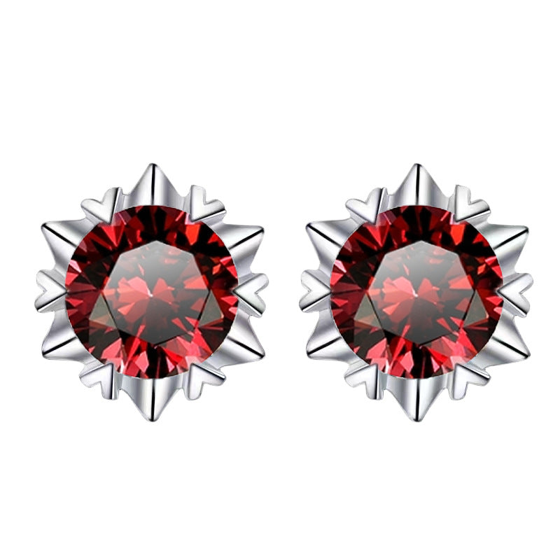 Damen Ohrringe mit funkelndem, sonnensymbol-inspiriertem Design Shop Nory