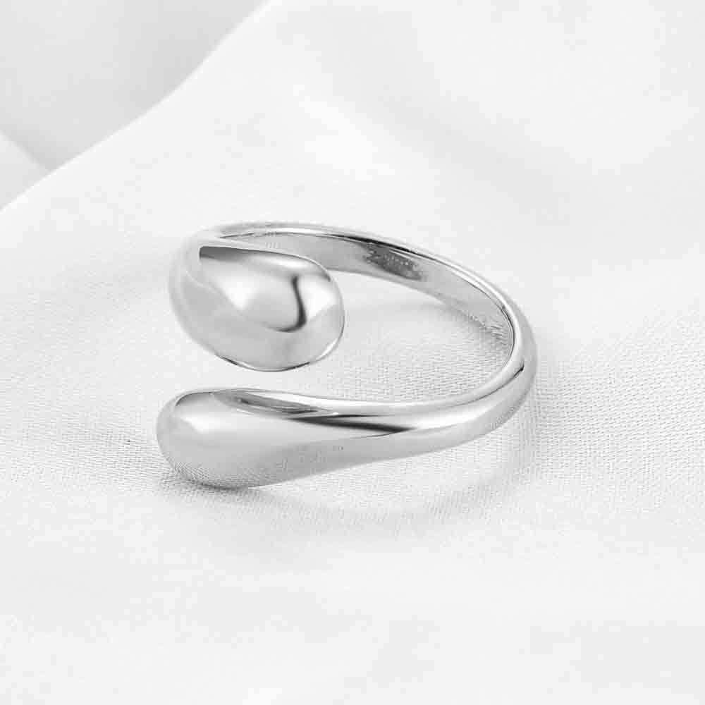 Damen Ring im modernen, geschwungenen Design Shop Nory