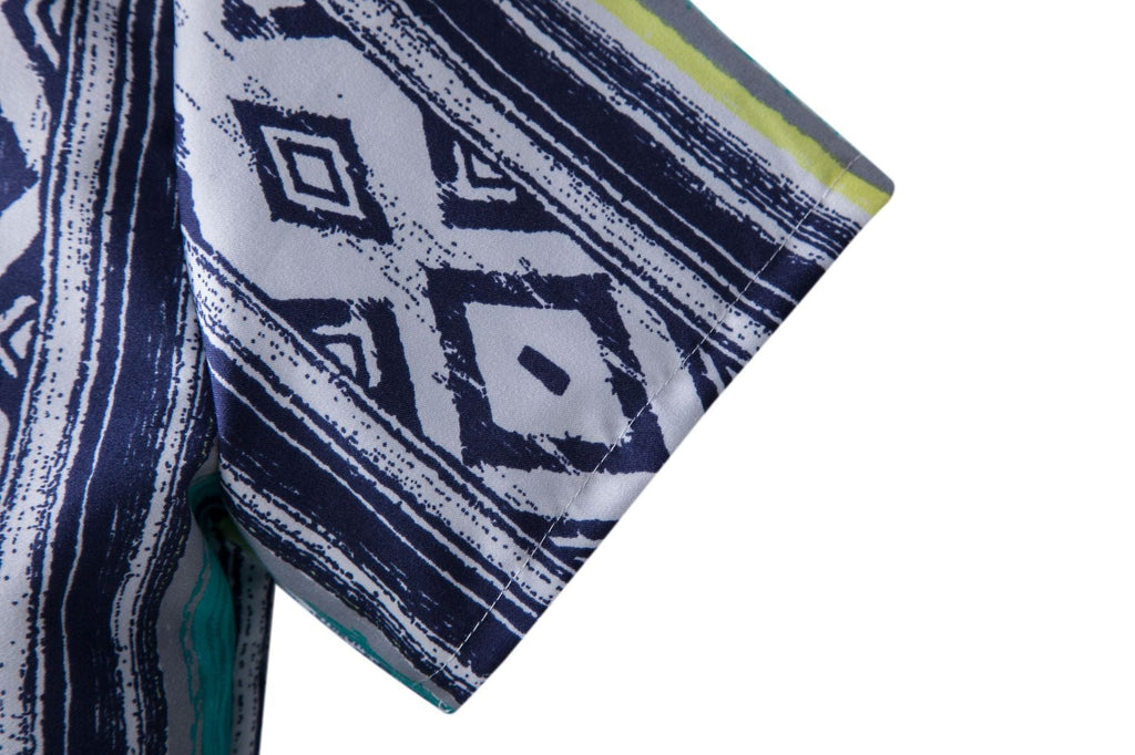 Herren Kurzarmhemd mit einzigartigem tribal-inspiriertem Design Shopnory