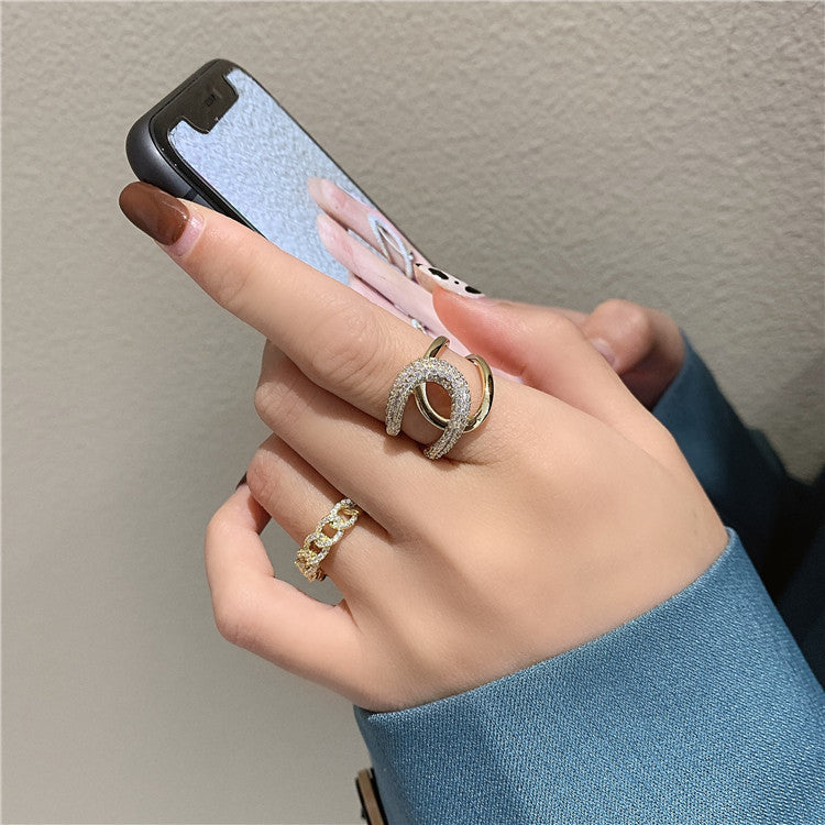Damen Schmuckring mit funkelndem Zirkonia Shop Nory