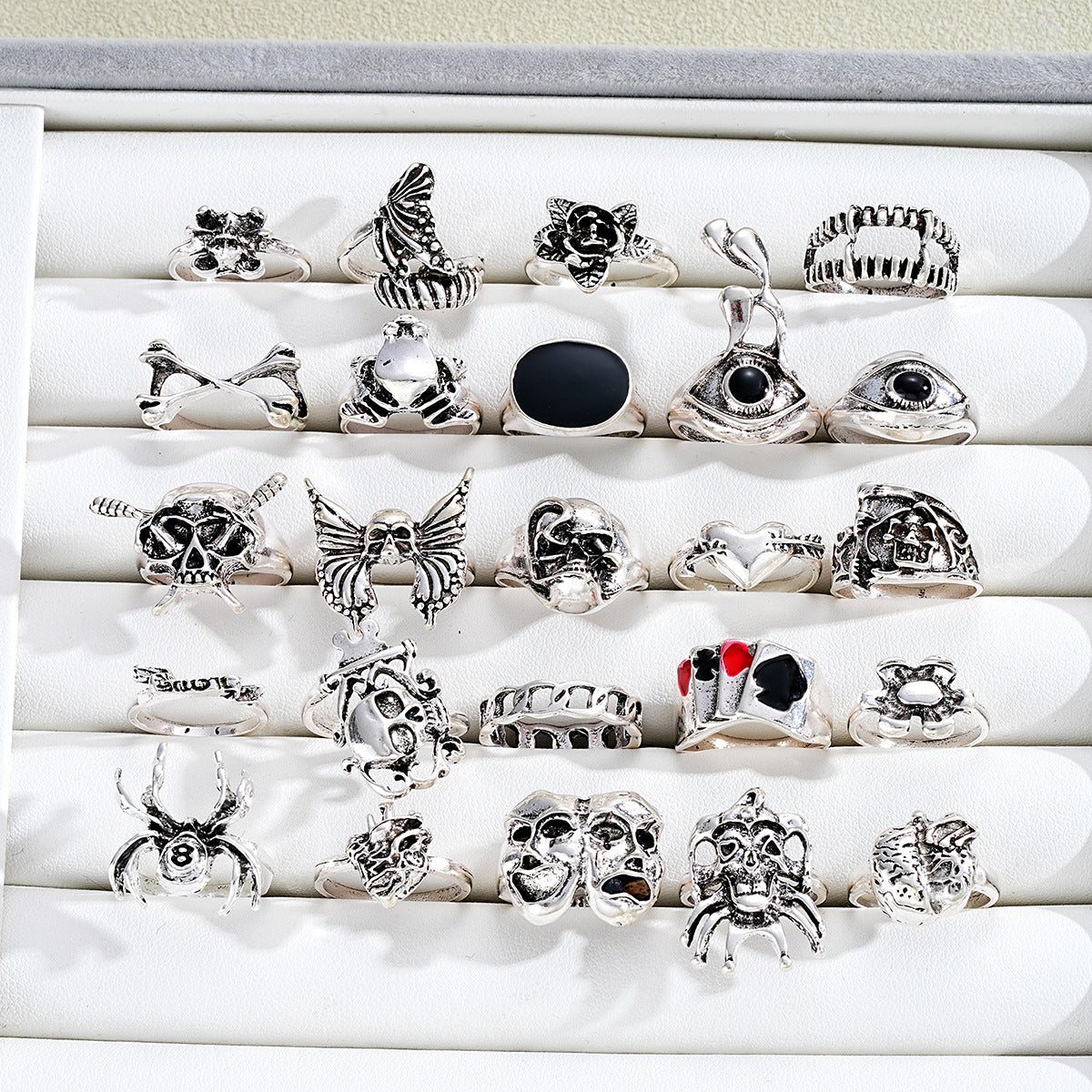 Damen Ring-Set mit kreativen und einzigartigen Motiven Shop Nory