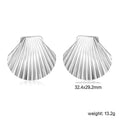 Damen Ohrstecker im Muschel-Design Shop Nory