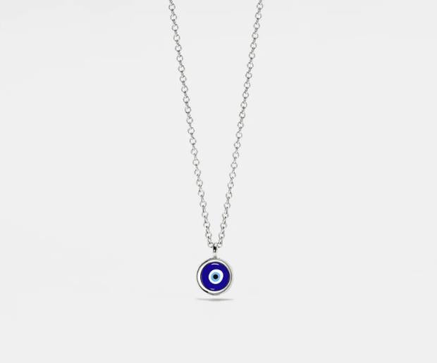 Damen Halskette mit schützendem Evil-Eye-Anhänger aus hochwertigem Material Shop Nory