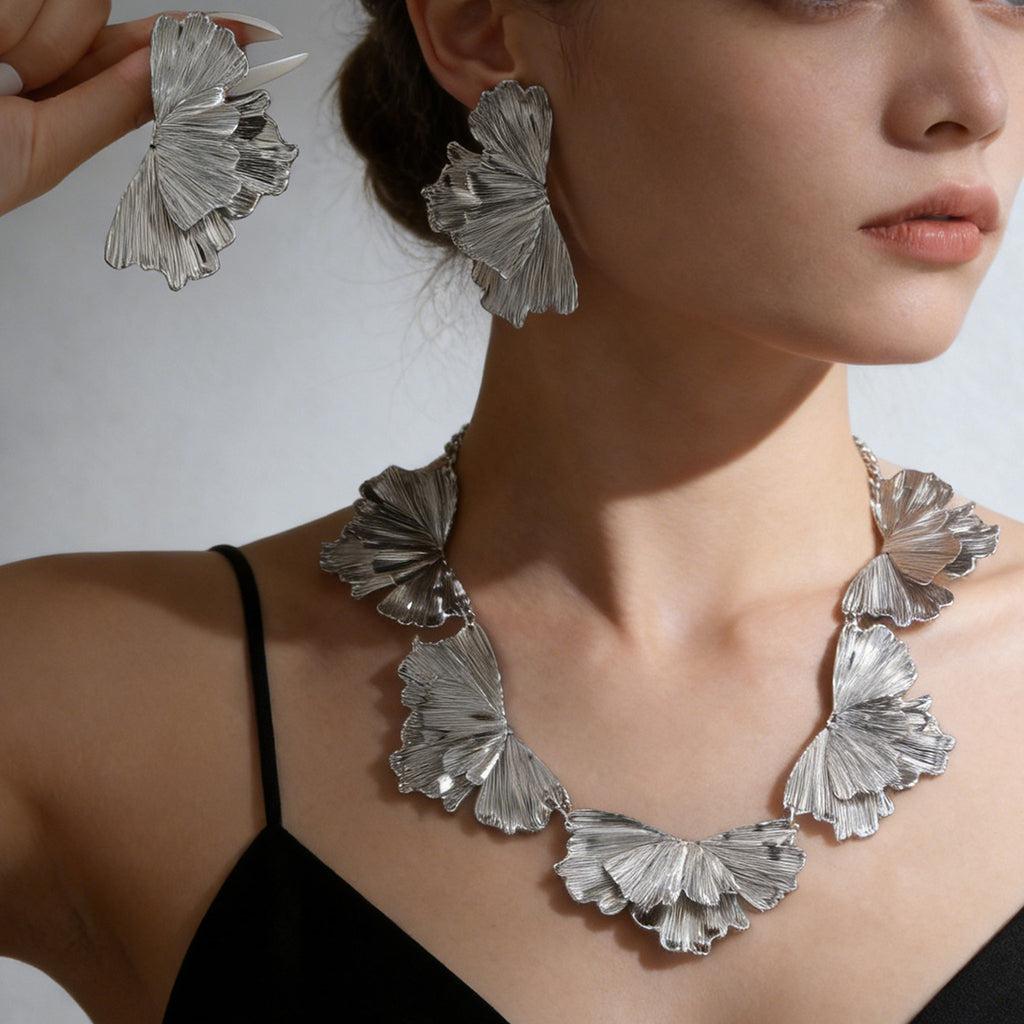 Damen Schmuckset mit floralen Elementen Shop Nory