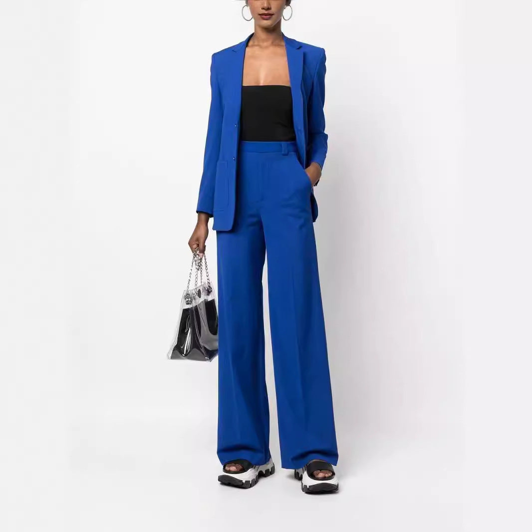 Damen High‑Waist Weitbein‑Hose im Tailoring‑Look Shop Nory