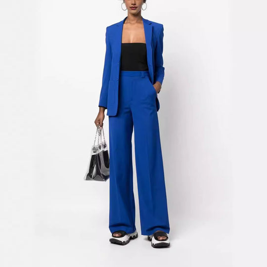Damen High‑Waist Weitbein‑Hose im Tailoring‑Look Shop Nory