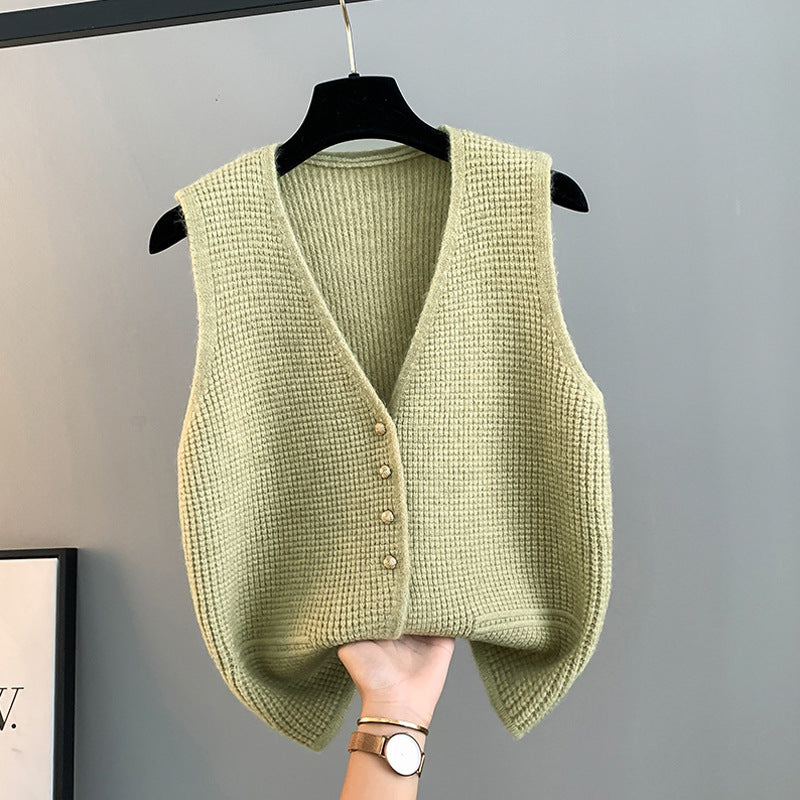 Damen Elegante Wollen Strickweste Shop Nory