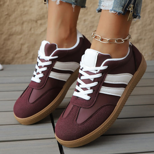 Damen Sneakers im sportlichen Retro-Stil mit hochwertigem Obermaterial Shopnory