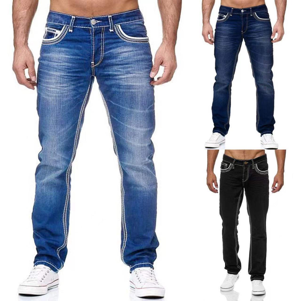 Herren Used-Style Jeans