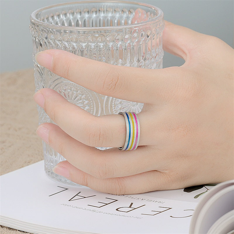 Herren Ring mit einzigartigem mehrfarbigem Design Shop Nory