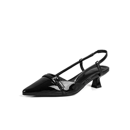 Damen Slingbacks mit elegantem Blockabsatz