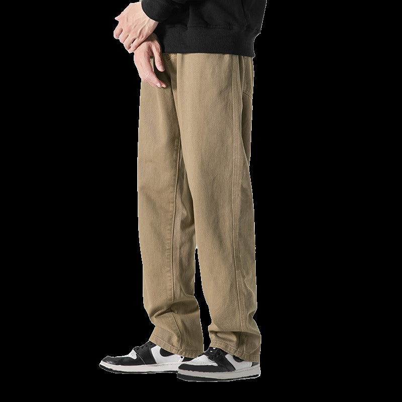 Herren Lässige Weitgeschnittene Chino-Hose Shop Nory