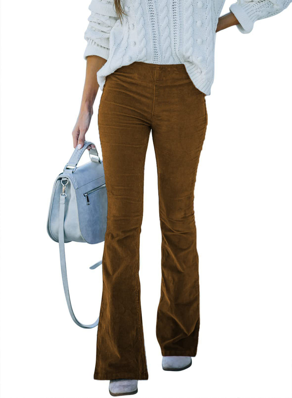Damen Bequeme Bootcut-Hose aus weichem Material