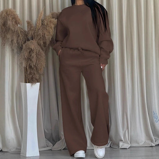 Damen nan lässiges Oversize Sweatshirt und weite Jogginghose Set Shop Nory
